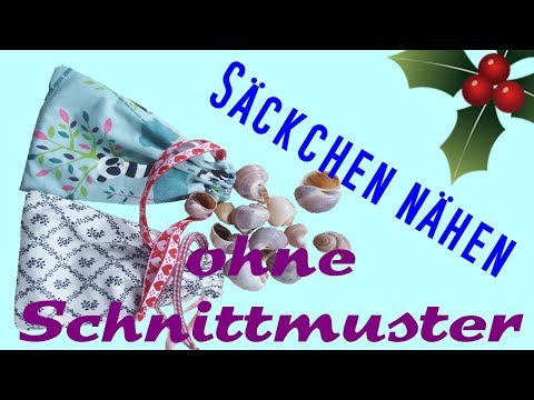 DIY ✿ Säcken nähen ✿ Adventskalender ✿ Nähen für Anfänger ✿