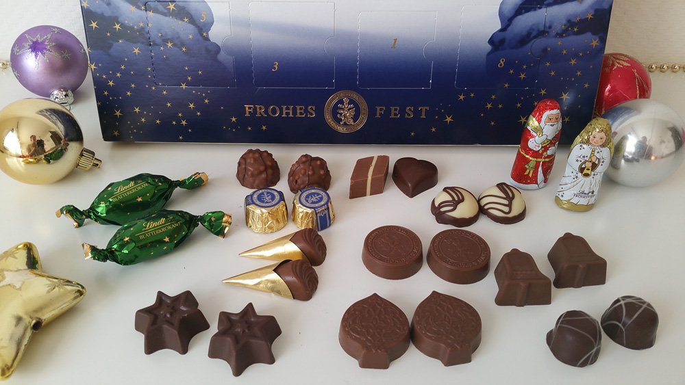 Lindt Adventskalender Inhalt